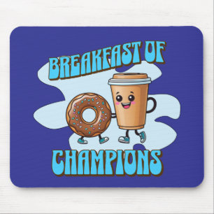 Tapis De Souris Petit déjeuner de Champions