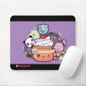 Tapis De Souris Petit gâteau de Kawaii attaqué ! (Avec souris)