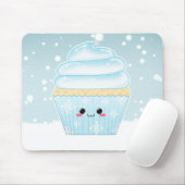 Tapis De Souris Petit gâteau mignon de flocon de neige de Noël de (Avec souris)