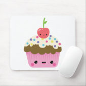 Tapis De Souris Petit gâteau mignon de Kawaii (Avec souris)