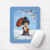 Tapis De Souris Petit geisha Mousepad (Avec souris)