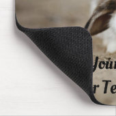 Tapis De Souris Petit Lapin Doux Mousepad (Coin)