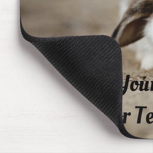 Tapis De Souris Petit Lapin Doux Mousepad (Coin)