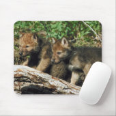Tapis De Souris Petit loup de bois (Avec souris)