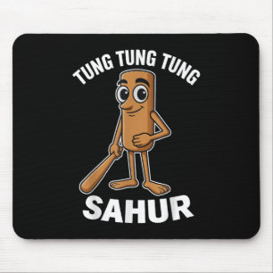 Tapis De Souris Petit mème Italien Brainrot Tung Tung Tung Sahur T