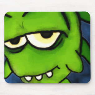 Tapis De Souris Petit monstre vert Mousepad