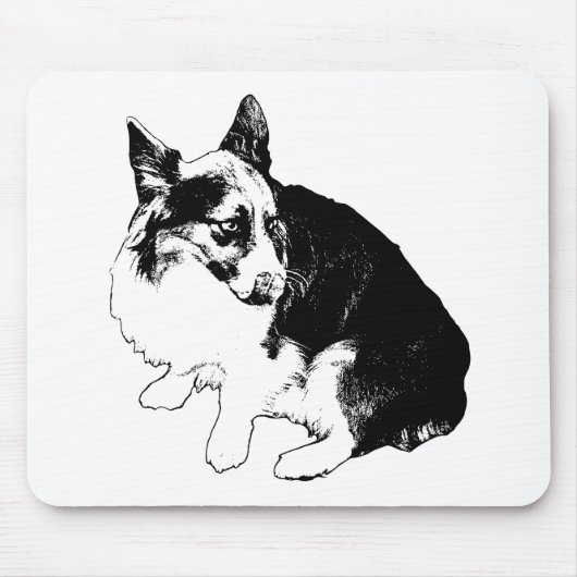 Tapis De Souris Petit observateur de Pointer (Devant)