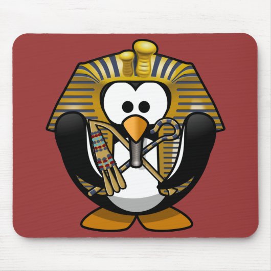 Tapis De Souris Petit pingouin animated mignon de pharaon (Devant)
