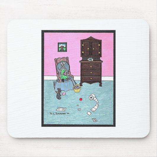 Tapis De Souris Petit Rascal de grand-mère (Devant)