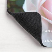 Tapis De Souris Petit rose sensible de rose (Coin)