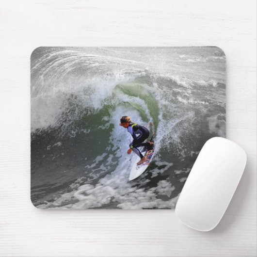 Tapis De Souris Petit surfer Mousepad (Avec souris)