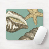 Tapis De Souris Petit trio Shell Turquoise (Avec souris)