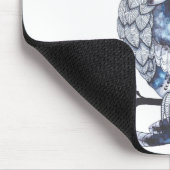 Tapis De Souris Petite chouette tatouage Flash Idée de dessin hibo (Coin)