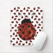 Tapis De Souris Petite coccinelle Mousepad (Avec souris)
