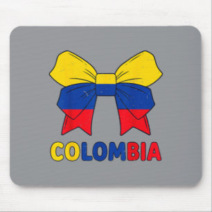 Tapis De Souris Petite Colombienne Drapeau Colombie Hispanique