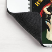 Tapis De Souris Petite fille nostalgique, Jack-o’-lanterne et chat (Coin)