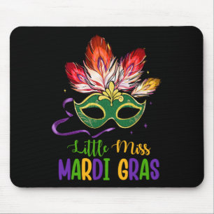 Tapis De Souris Petite Mademoiselle Mardi Gras Masque de Mardi Gra