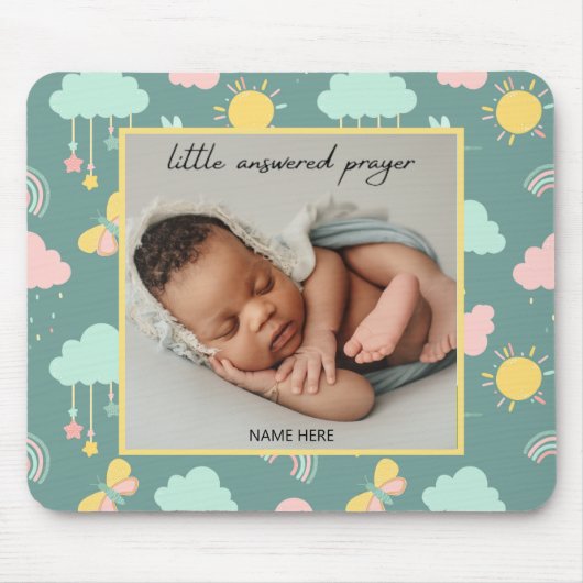Tapis De Souris Petite réponse à la prière Photo Pad de souris (Devant)