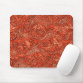 Tapis De Souris Petite texture de sillon sur le rouge cardinal au (Avec souris)