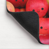 Tapis De Souris Petites pommes heureuses (Coin)