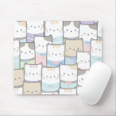 Tapis De Souris Petits chatons mignons (Avec souris)