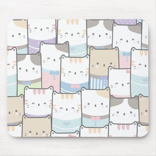 Tapis De Souris Petits chatons mignons (Devant)