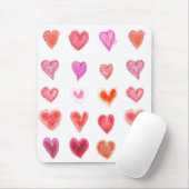 Tapis De Souris Petits coeurs (Avec souris)