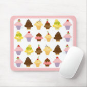 Tapis De Souris Petits gâteaux délicieux Mousepad (Avec souris)