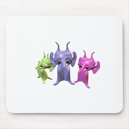 Tapis De Souris Petits Martiens (Devant)
