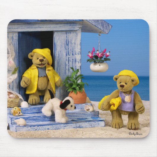 Tapis De Souris Petits ours : Amusement d'été (Devant)