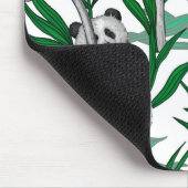 Tapis De Souris Petits panda sur (Coin)