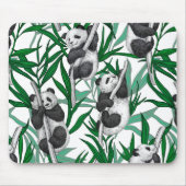 Tapis De Souris Petits panda sur (Devant)