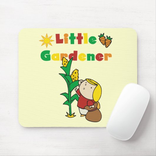 Tapis De Souris Petits T-shirts et cadeaux de jardinière de fille (Avec souris)