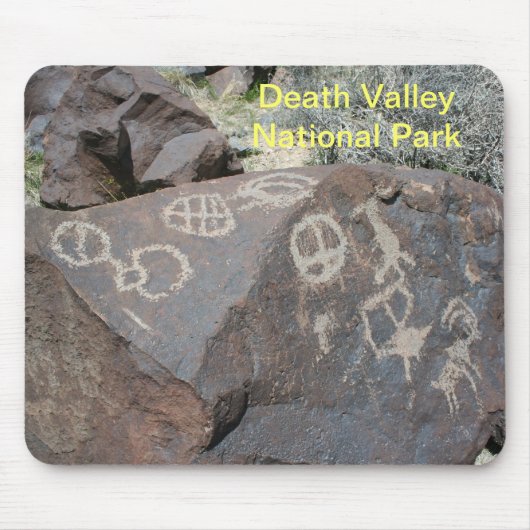 Tapis De Souris Pétroglyphes Mousepad de Death Valley (Devant)