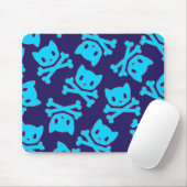 Tapis De Souris Petsami Mousepad bleu paresseux (Avec souris)