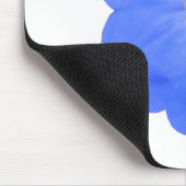 Tapis De Souris Pétunia Mousepad bleu et jaune (Coin)