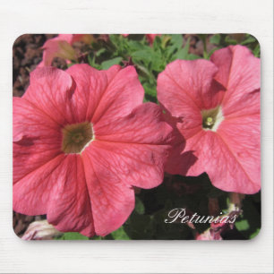 Tapis De Souris Pétunias roses