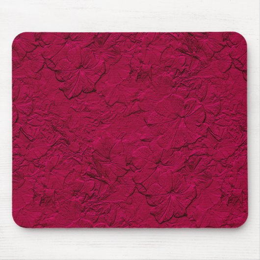 Tapis De Souris Pétunias sculptés, Magenta Mousepad (Devant)