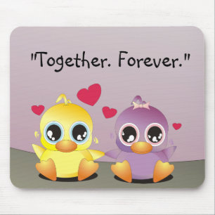 Tapis De Souris Peu de Duckies - ensemble pour toujours