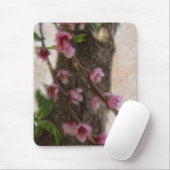 Tapis De Souris Peu de fleurs d'arbre de rose (Avec souris)