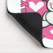 Tapis De Souris Peu de lapin du câlin de la maman (Coin)