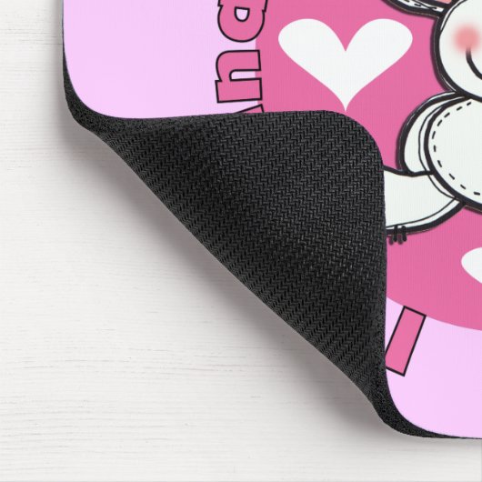 Tapis De Souris Peu de lapin du câlin de Nana (Coin)
