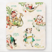 Tapis De Souris Peu de Piggies Mousepad (Devant)