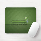 Tapis De Souris Peu de problème (vert) (Avec souris)