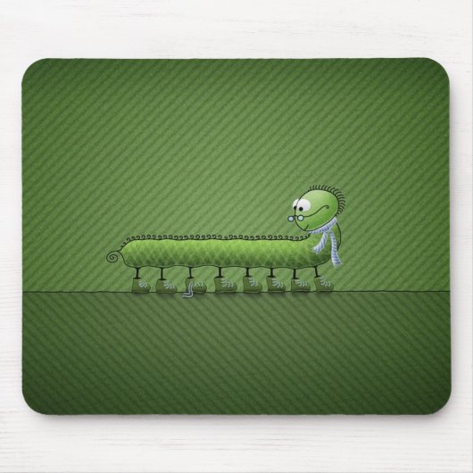 Tapis De Souris Peu de problème (vert) (Devant)