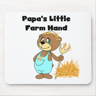 Tapis De Souris Peu de T-shirts et cadeaux de main de la ferme du