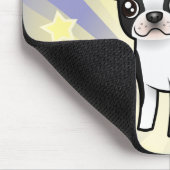 Tapis De Souris Peu d'étoile Boston Terrier (Coin)