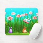 Tapis De Souris Peut fleurir l'amusement Mousepad (Avec souris)