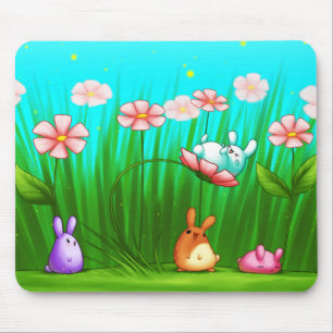 Tapis De Souris Peut fleurir l'amusement Mousepad