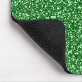 Tapis De Souris Peut Vert Paillettes (Coin)